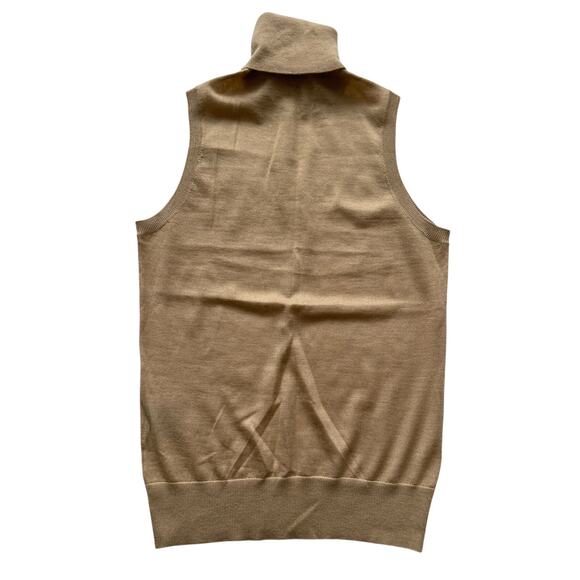 Ralph Lauren Purple Label Cashmere and Silk Sleeveless Turtleneck Sweater Size S - Picture 5 of 6